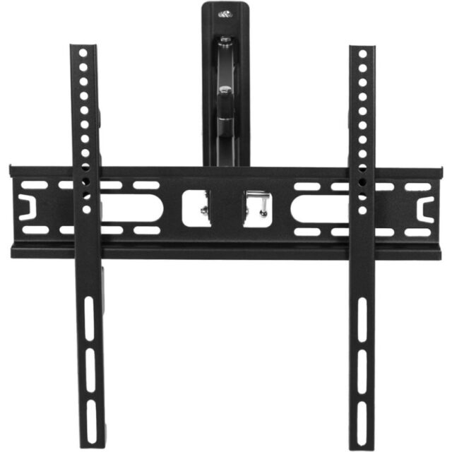 Soporte de pared para TV de 23 a 60 pulgadas con 3 brazos ajustables, acero resistente, soporta hasta 40 kg, compatible con VESA 100x100 a 400x400, color negro, brazos retráctiles para ahorrar espacio, foto 5 de 5