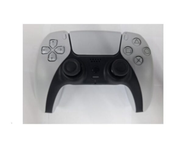 Control gamer inalámbrico blanco para PlayStation 5, compatibilidad total con la consola, construido en plástico, PVC y metal, modelo Joy Stick para jugar videojuegos de mano y divertirse en casa, foto 3 de 3